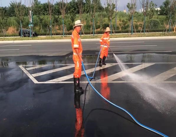 合肥高新环卫开启“加力”模式为科大讯飞AI总部园区顺利启用护航