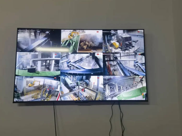 崇明一处建筑垃圾资源化利用项目试运行